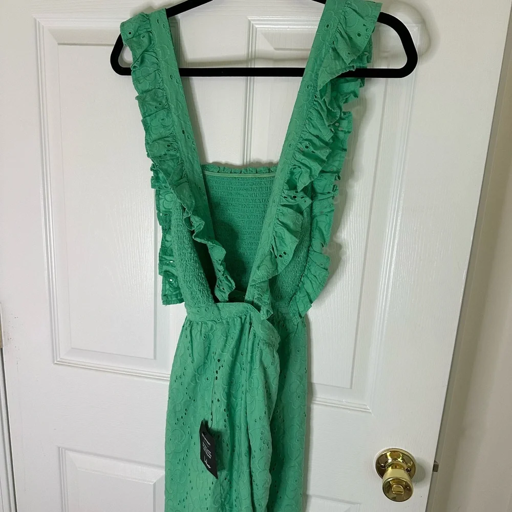 Lulu's Green Ruffled Tiered Sundress - Picture 5 of 8
